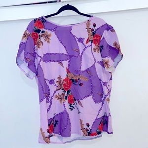 Floral Pullover Blouse